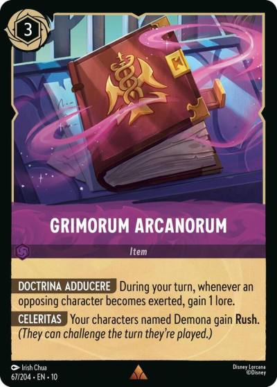 Grimorum Arcanorum 67/204 Whispers in the Well Lorcana card