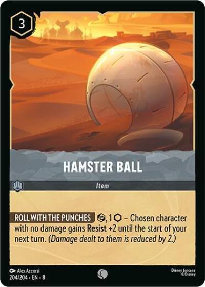 Hamster Ball 204/204 Reign of Jafar Lorcana card