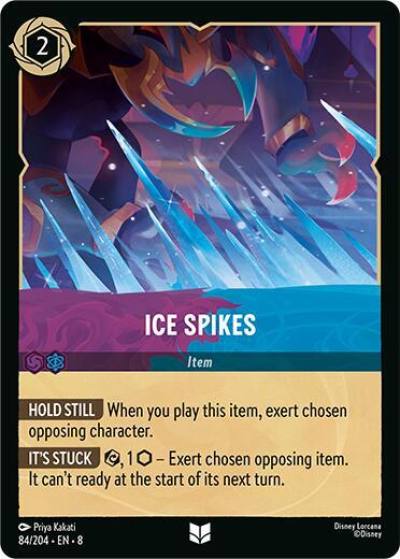 Ice Spikes 84/204 Reign of Jafar Lorcana card