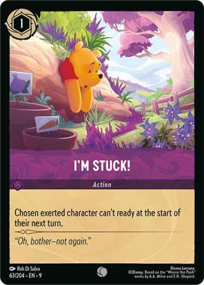 Im Stuck 63/204 Fabled Lorcana card