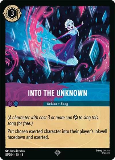 Into the Unknown 81/204 Reign of Jafar Lorcana card
