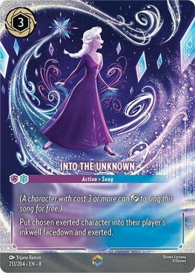 Into the Unknown Enchanted 213/204 Reign of Jafar Lorcana card