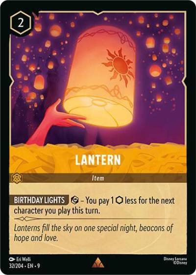 Lantern 32/204 Fabled Lorcana card