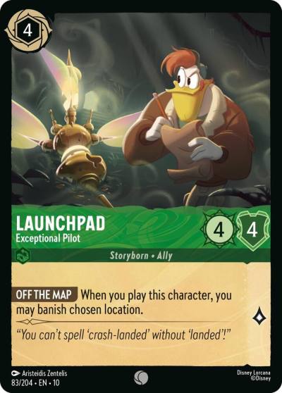 Launchpad Exceptional Pilot 83/204 Whispers in the Well Lorcana card