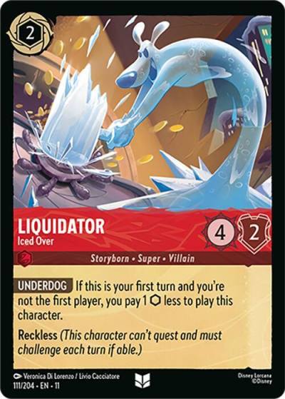 Liquidator Iced Over 111/204 Winterspell Lorcana card