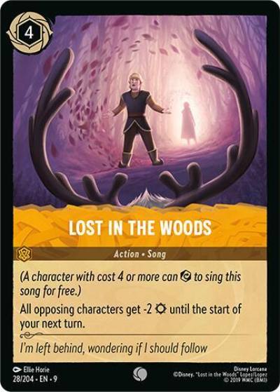 Lost in the Woods 28/204 Fabled Lorcana card