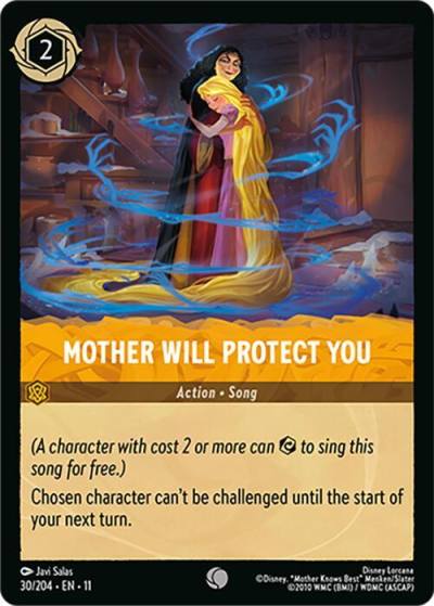 Mother Will Protect You 30/204 Winterspell Lorcana card