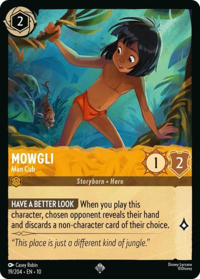 Mowgli Man Cub 19/204 Whispers in the Well Lorcana card