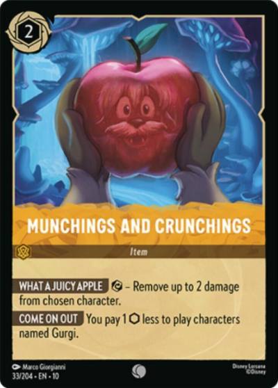 Munchings and Crunchings 33/204 Whispers in the Well Lorcana card