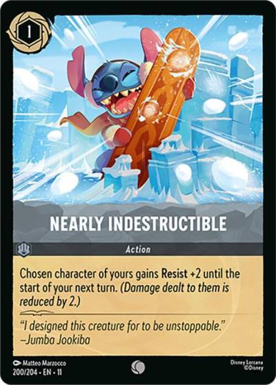 Nearly Indestructible 200/204 Winterspell Lorcana card