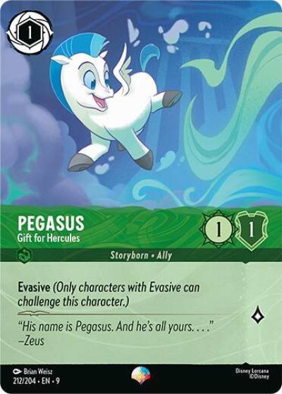 Pegasus Gift for Hercules Epic 212/204 Fabled Lorcana card