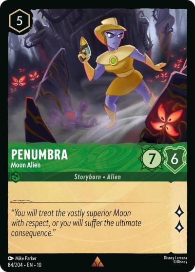 Penumbra Moon Alien 84/204 Whispers in the Well Lorcana card