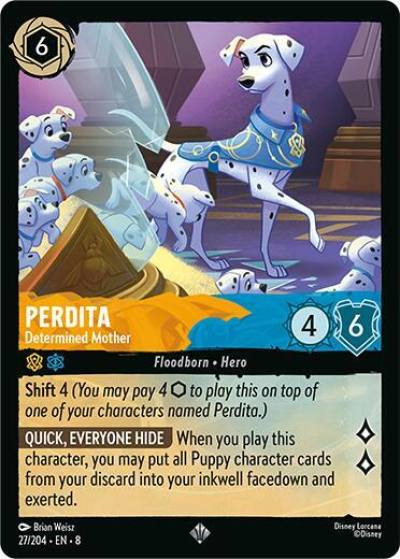 Perdita Determined Mother 27/204 Reign of Jafar Lorcana card