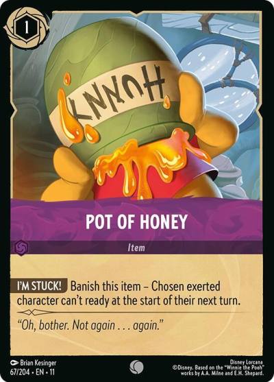 Pot of Honey 67/204 Winterspell Lorcana card