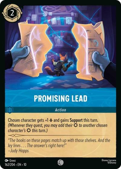 Promising Lead 162/204 Whispers in the Well Lorcana card