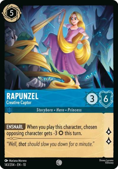 Rapunzel Creative Captor 143/204 Whispers in the Well Lorcana card