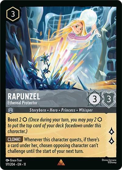 Rapunzel Ethereal Protector 171/204 Winterspell Lorcana card