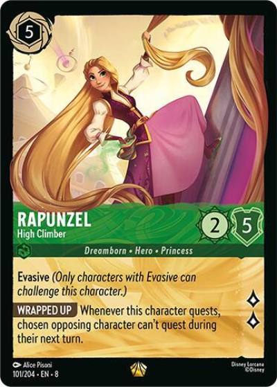 Rapunzel High Climber 101/204 Reign of Jafar Lorcana card