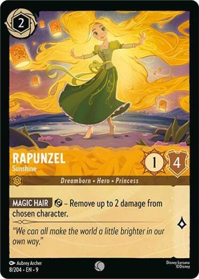 Rapunzel Sunshine 8/204 Fabled Lorcana card