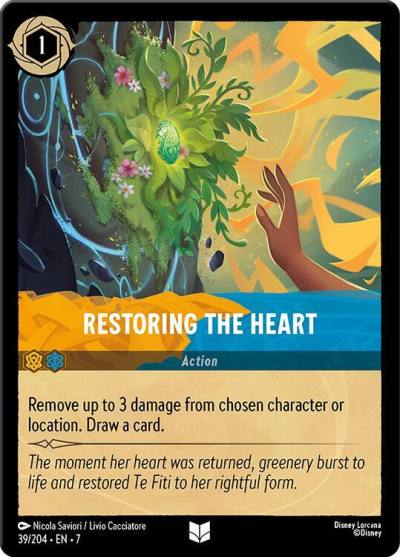 Restoring the Heart 39/204 Archazia's Island Lorcana card