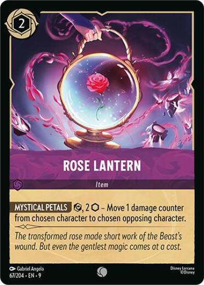 Rose Lantern 67/204 Fabled Lorcana card