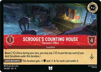 Scrooges Counting House Ebenezers Office 134/204 Winterspell Lorcana card