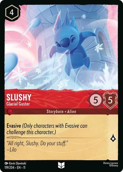 Slushy Glacial Guster 119/204 Winterspell Lorcana card