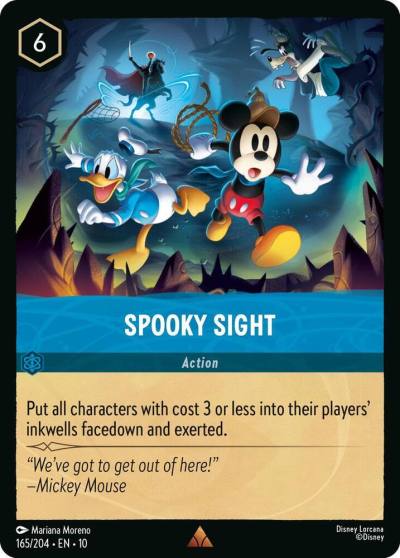 Spooky Sight 165/204 Whispers in the Well Lorcana card