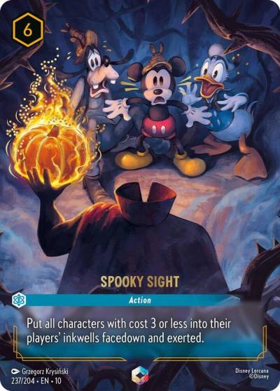 Spooky Sight Enchanted 237/204 Whispers in the Well Lorcana card