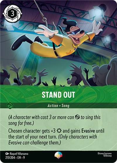 Stand Out Epic 213/204 Fabled Lorcana card
