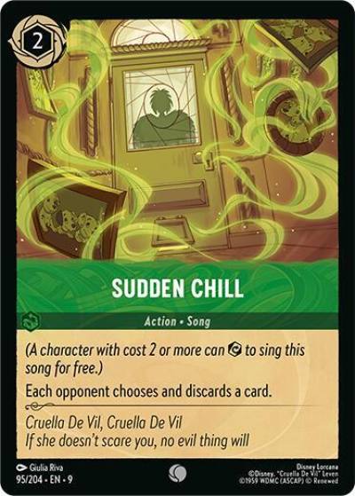 Sudden Chill 95/204 Fabled Lorcana card