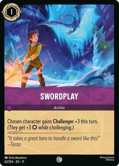 Swordplay 63/204 Winterspell Lorcana card