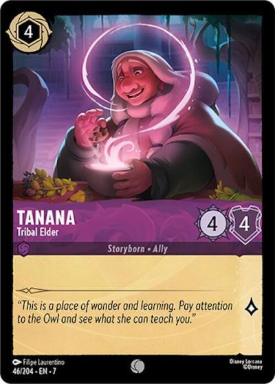 Tanana Tribal Elder 46/204 Archazia's Island Lorcana card