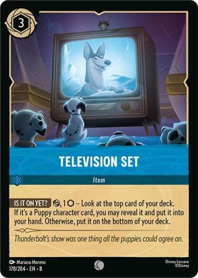 Television Set 178/204 Reign of Jafar Lorcana card