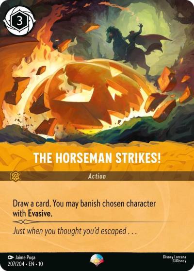 The Horseman Strikes Epic 207/204 Whispers in the Well Lorcana card