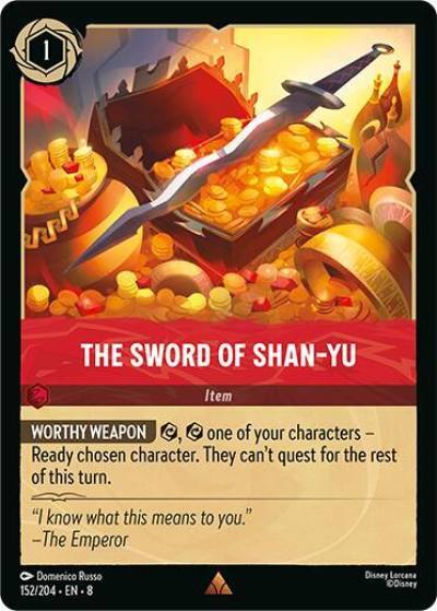 The Sword of Shan Yu 152/204 Reign of Jafar Lorcana card