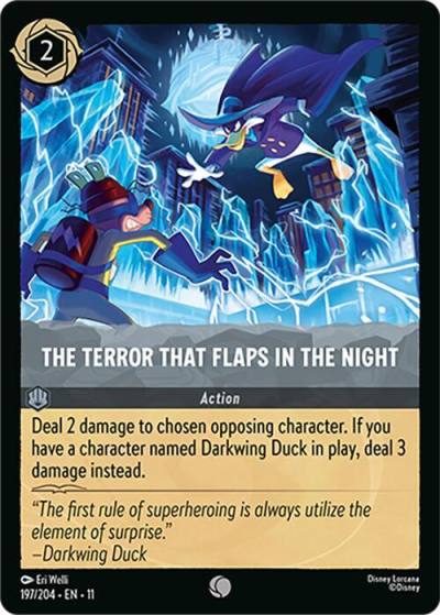 The Terror That Flaps in the Night 197/204 Winterspell Lorcana card