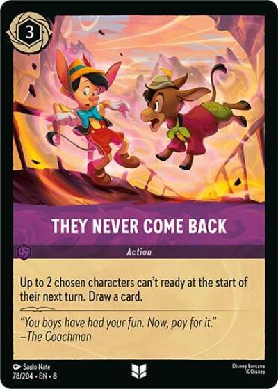 They Never Come Back 78/204 Reign of Jafar Lorcana card