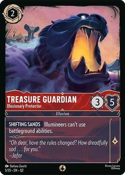 Treasure Guardian Illusionary Protector 5/35 Illumineer's Quest: Palace Heist Lorcana card