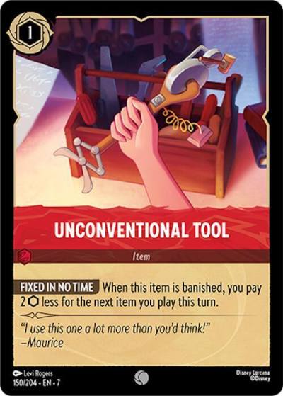 Unconventional Tool 150/204 Archazia's Island Lorcana card