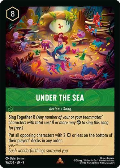 Under the Sea 97/204 Fabled Lorcana card