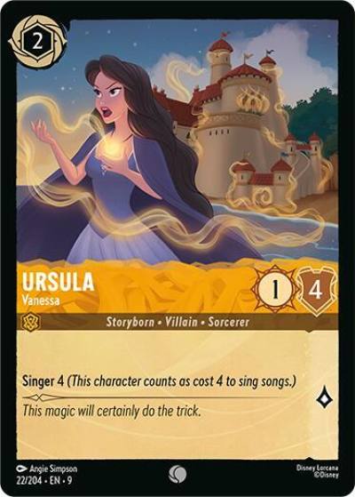 Ursula Vanessa 22/204 Fabled Lorcana card