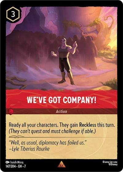 Weve Got Company 147/204 Archazia's Island Lorcana card