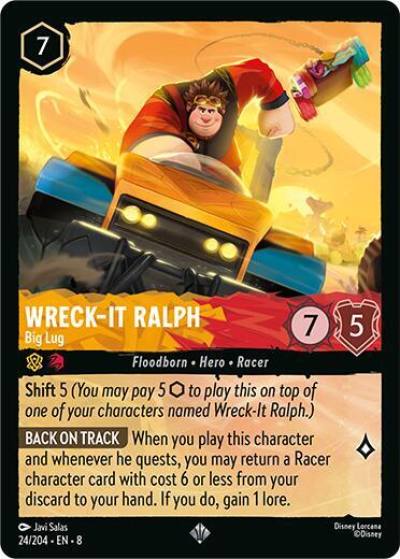 Wreck It Ralph Big Lug 24/204 Reign of Jafar Lorcana card