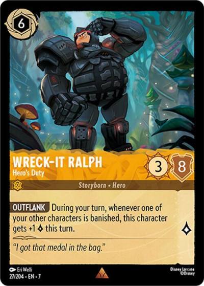 Wreck It Ralph Heros Duty 27/204 Archazia's Island Lorcana card