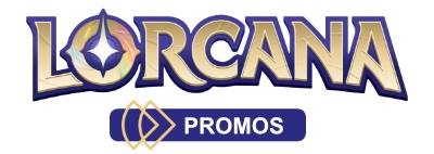 Image of the Disney Lorcana Promo Cards Lorcana set